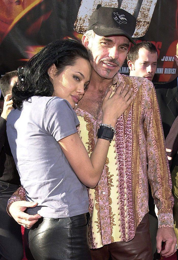 370498 07: Actress and cast member Angelina Jolie and her husband, actor Billy Bob Thornton pose for a photographer June 5, 2000 at the world premiere of Touchstone Pictures'' "Gone in 60 Seconds," a film by Jerry Bruckheimer, in Westwood, CA. (Photo by Chris Weeks/Liaison)