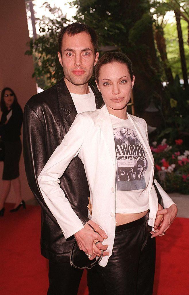 01/24/2000. Beverly Hills, CA. Angelina Jolie and brother attend the Fifth Annual Broadcast Film Critics Association (BFCA) Critics'' Choice Awards Luncheon Ceremony. Picture by DAN CALLISTER Online USA inc