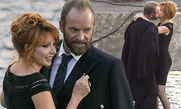 2.SEPTEMBER.2015 - TOURNELLE'S QUAY - PARIS *** AVAILABLE FOR UK SALE ONLY *** STING AND MYLENE FARMER SEEN DANCING ON THE SET OF STOLEN CAR VIDEO SHOOTING ON TOURNELLE'S QUAY IN PARIS. BYLINE MUST READ : E-PRESS / XPOSUREPHOTOS.COM ***UK CLIENTS - PICTURES CONTAINING CHILDREN PLEASE PIXELATE FACE PRIOR TO PUBLICATION *** **UK CLIENTS MUST CALL PRIOR TO TV OR ONLINE USAGE PLEASE TELEPHONE 0208 344 2007**