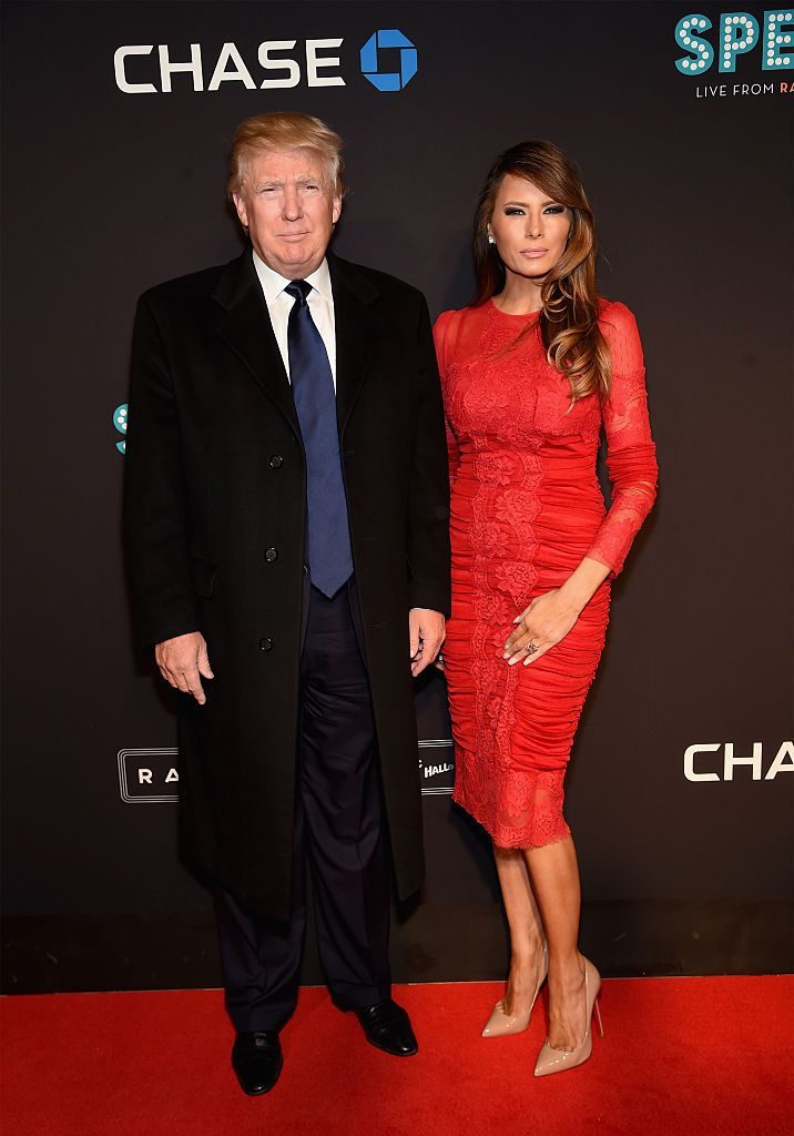 NEW YORK, NY - MARCH 26: Donald Trump and Melania Trump attend the 2015 New York Spring Spectacular at Radio City Music Hall on March 26, 2015 in New York City. (Photo by Jamie McCarthy/Getty Images)