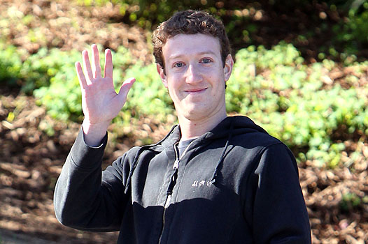 EXCLUSIVE: A waving Mark Zuckerberg after his 'SNL' appearance, happily returns to work in Palo Alto, California