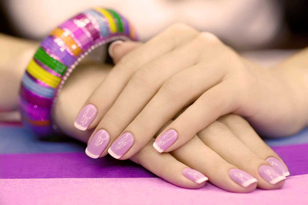 Beautiful women's manicure